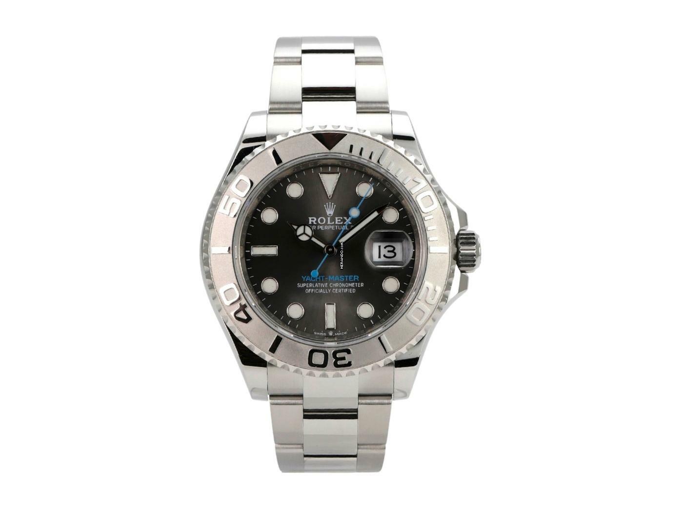 Rolex Yacht-Master 40 Edelstahl Oystersteel / Platin 126622 Rhodium