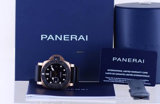  Officine Paneral Submersible Goldtech QuarantaQuattro 18K Roségold OroCarbo B+P 