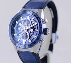Thumbnail von TAG Heuer Carrera Calibre HEUER 01 Date Chronograph Heuer 01 Blue Ceramic Steel 43mm Skeleton B+P