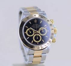 Thumbnail von Rolex Daytona Stahl Black Tritium Invert 6 Dial Zenith Cosmograph Klassiker Chronograph N-Serie