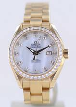 Thumbnail von Omega Seamaster Aqua Terra 18K Gelbgold Aqua Terra 150m 34mm MOP Dial Diamond Top B+P