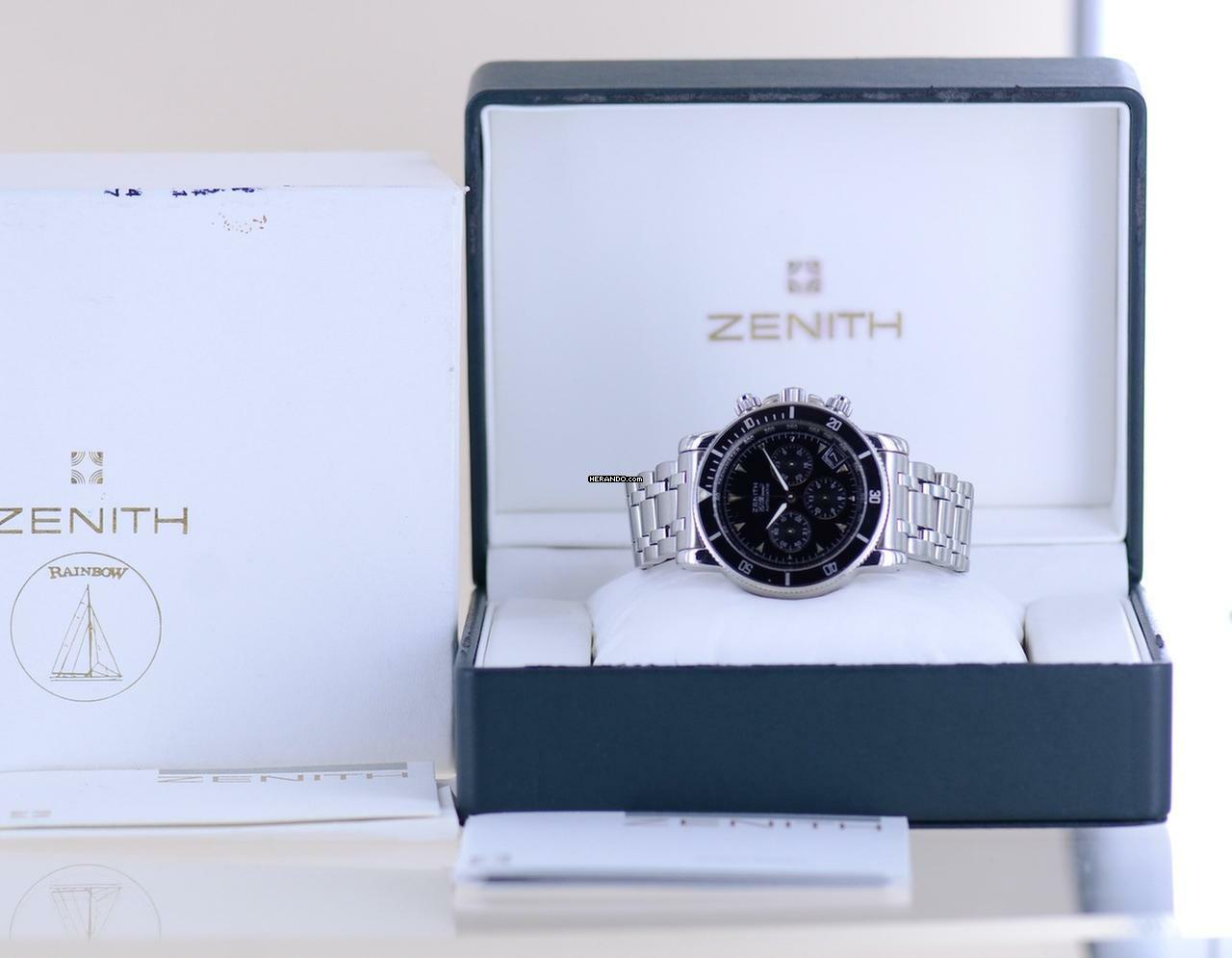 Thumbnail von Zenith El Primero Chronograph Rainbow El Primero Automatik Chronograph black Dial Steel TOP