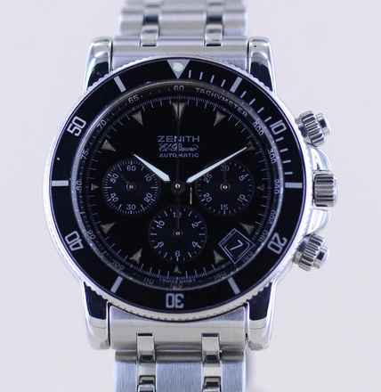  Zenith El Primero Chronograph Rainbow El Primero Automatik Chronograph black Dial Steel TOP 