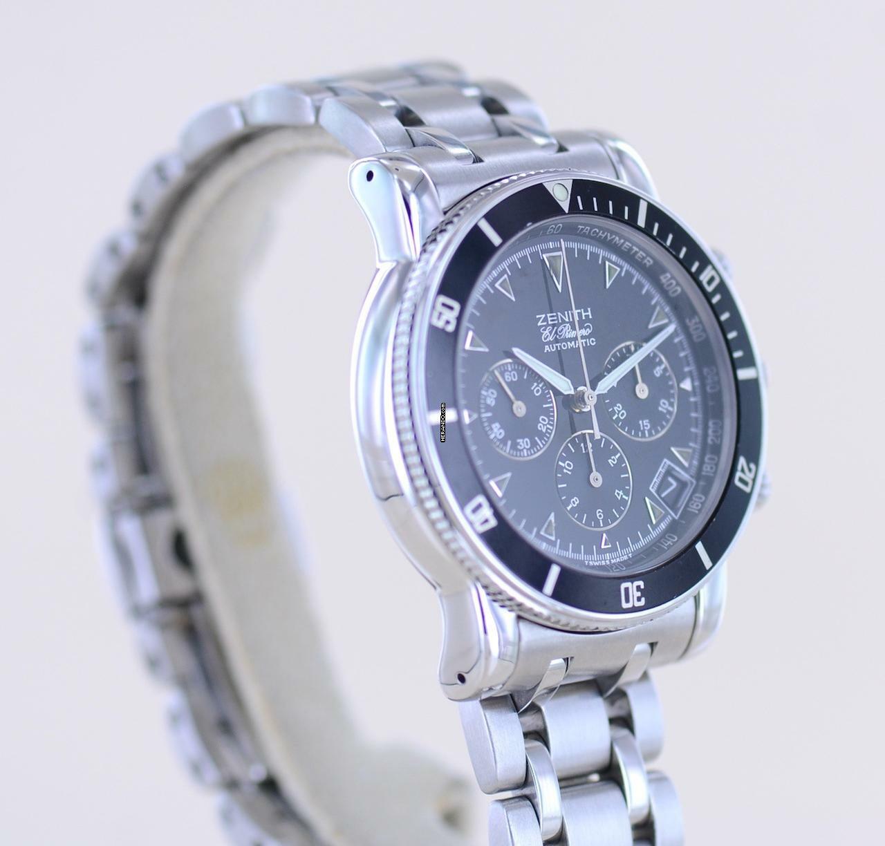 Thumbnail von Zenith El Primero Chronograph Rainbow El Primero Automatik Chronograph black Dial Steel TOP