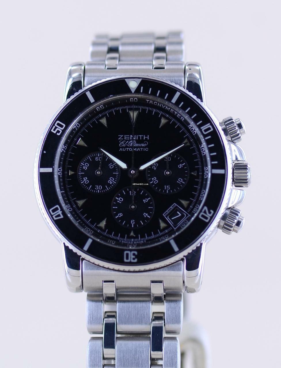 Thumbnail von Zenith El Primero Chronograph Rainbow El Primero Automatik Chronograph black Dial Steel TOP