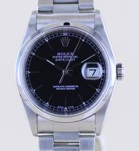 Thumbnail von Rolex Datejust 36 16200 Saphirglas black dial Oysterband Stahl Crown Cup B+P