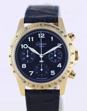 Thumbnail von Glashütte Original Senator Navigator Chronograph 18K Gold 10-60 Automatik Klassiker Black Dial