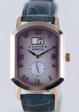 Thumbnail von A. Lange & Söhne Arkade Gold 18K Panoramadatum Traumuhr smoked Dial Dresswatch B+P