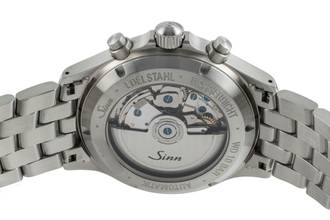 Thumbnail von Sinn 358 SA Flieger Chronograph Blue Dial Stahl Automatik Ref. 358.064 B&P 2023