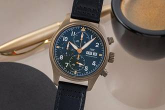 Thumbnail von IWC Fliegeruhr Spitfire Chronograph Fliegerchronograph Spitfire Chronograph Bronze Ref. IW387902 B&P