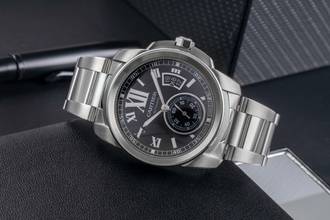 Thumbnail von Cartier Calibre de Cartier Edelstahl Automatik Herrenuhr Ref. W7100016