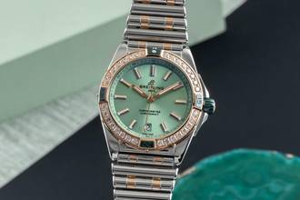 Thumbnail von Breitling Chronomat Super Chronomat Automatic 38 Stahl Rotgold Diamonds Ref. U17356531L1U1