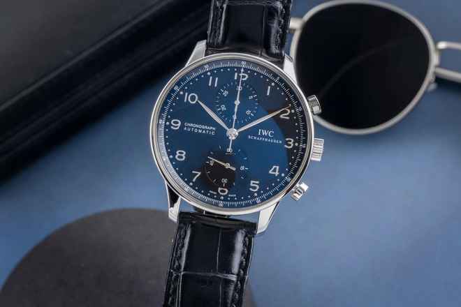  IWC Portugieser Chronograph Stahl Automatik Herrenuhr Ref. IW371447 