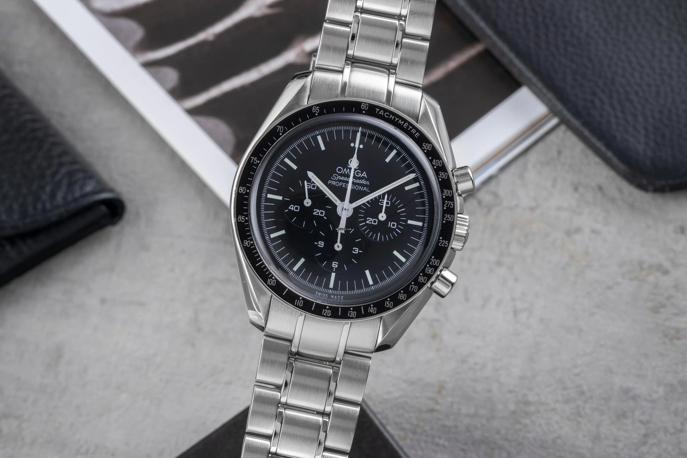  Omega Speedmaster Professional Moonwatch Stahl Handaufzug Ref. 311.30.42.30.01.005 Klassiker 