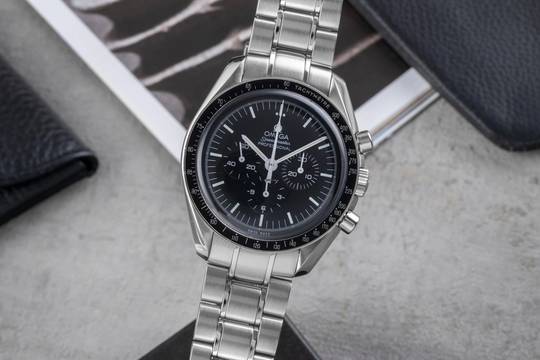  Omega Speedmaster Professional Moonwatch Stahl Handaufzug Ref. 311.30.42.30.01.005 Klassiker 