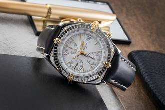Thumbnail von Breitling Chronomat Chronograph Stahl / Gold Automatik Herrenuhr Ref. B13050.1
