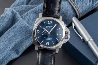 Thumbnail von Panerai Luminor Marina Automatic Stahl Automatik Herrenuhr Ref. PAM01313 B&P 2021