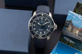 Thumbnail von Blancpain Fifty Fathoms Titan Automatik Herrenuhr Ref. 5015 12B40 O52A B&P 2023