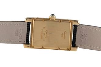 Thumbnail von Cartier Tank Américaine LM 18k (0,750) Gold Quarz Herrenuhr Ref W2600951 8012905