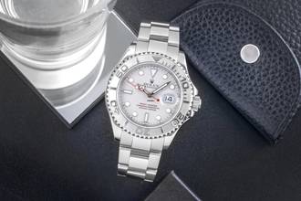 Thumbnail von Rolex Yacht-Master 40 Oyster Stahl Platin Automatik Herren Ref. 16622 B&P 2003