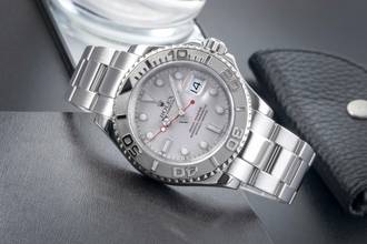 Thumbnail von Rolex Yacht-Master 40 Oyster Stahl Platin Automatik Herren Ref. 16622 B&P 2003