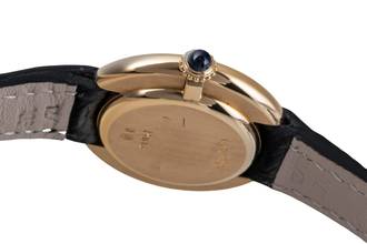 Thumbnail von Cartier Vendome 18k (0,750) Gold Handaufzug Damenuhr Ref. 6708 Vintage