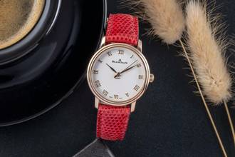 Thumbnail von Blancpain Villeret Ultraflach 18k Rotgold Automatik Damenuhr Ref 6104-3642-55A Papiere 2019