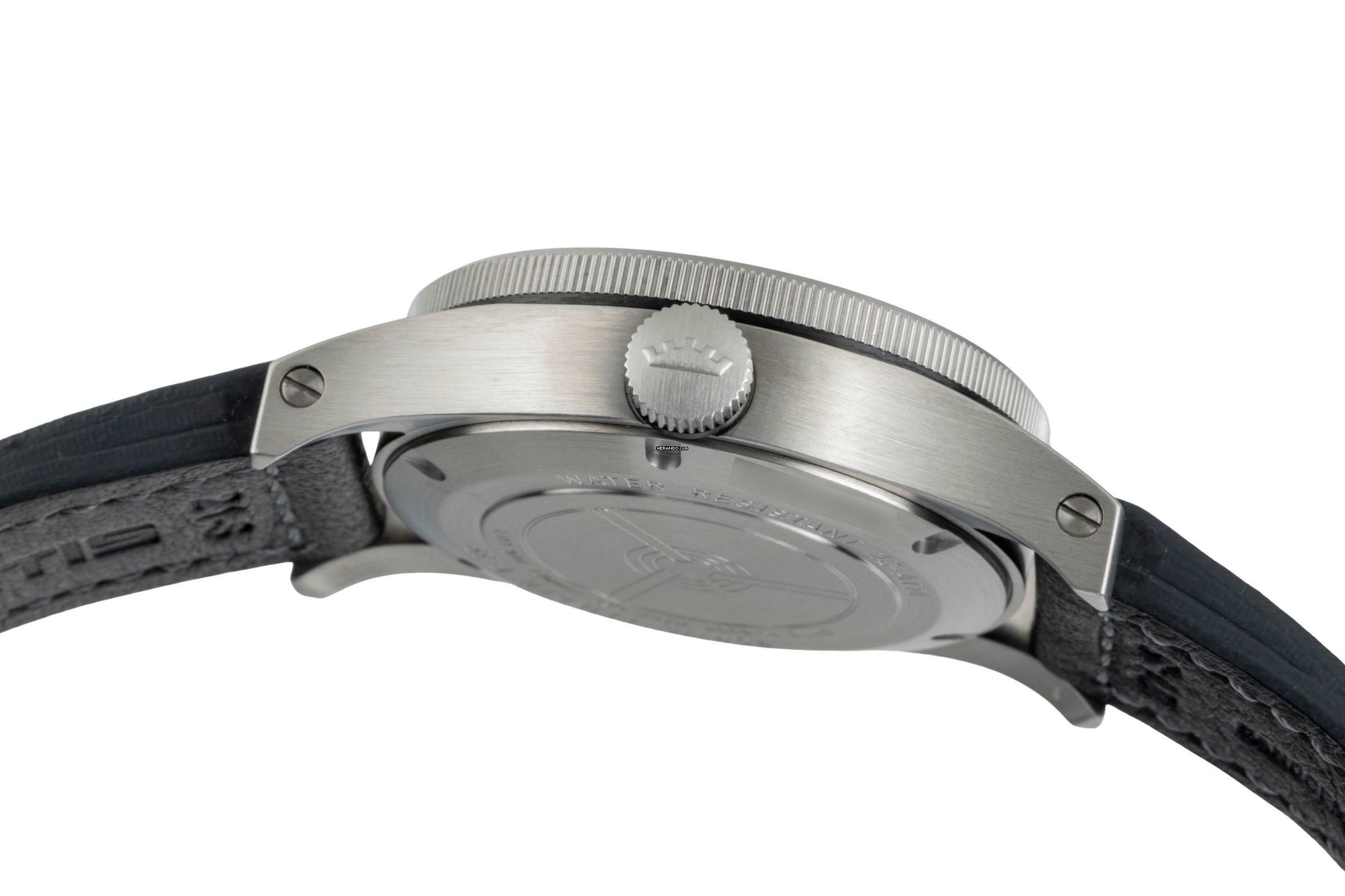 Thumbnail von Fortis F-39 Flieger F-39 Petrol Edelstahl Automatik Herrenuhr Ref. F422.0029 Box