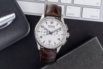 Thumbnail von Union Glashütte Noramis Chronograph Stahl Automatik Ref. D008.427.16.017.00 B&P