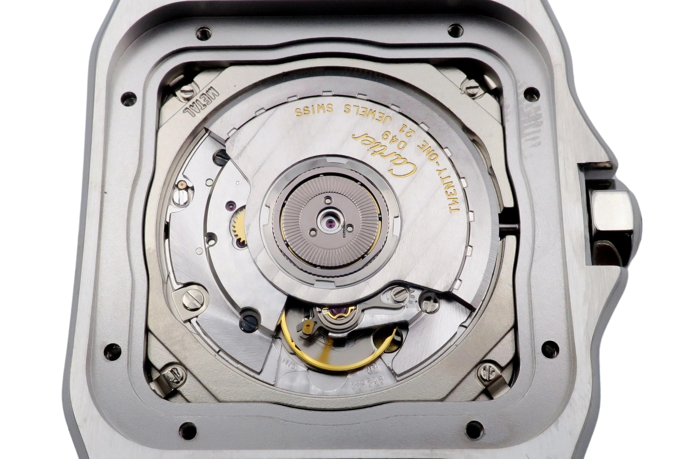 Thumbnail von Cartier Santos 100 XL Stahl / Gold Automatik Herrenuhr Ref. W20077X7 B&P 2004