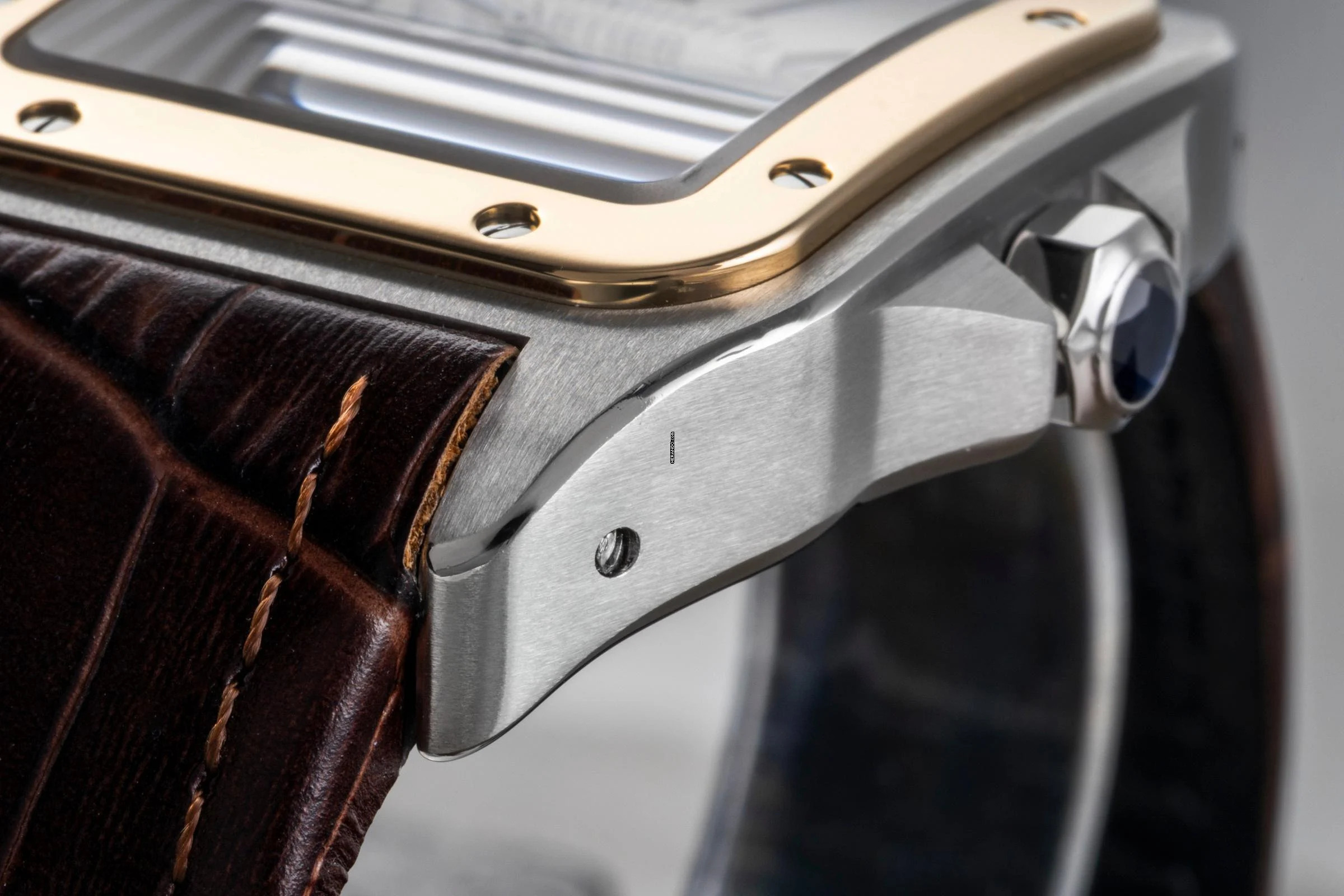 Thumbnail von Cartier Santos 100 XL Stahl / Gold Automatik Herrenuhr Ref. W20077X7 B&P 2004