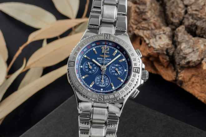  Breitling Hercules Chronograph Automatik Edelstahl Herrenuhr Ref. A39362 