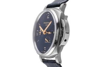 Thumbnail von Panerai Luminor Due GMT Power Reserve Titan Automatik Ref. PAM00964 B&P 2022