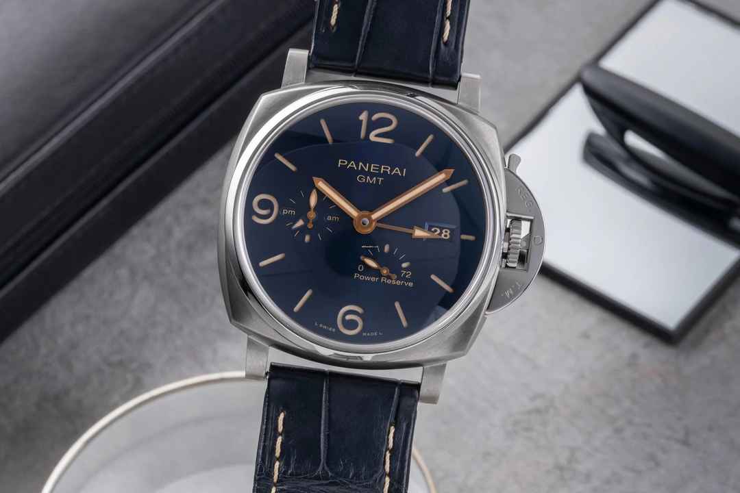  Panerai Luminor Due GMT Power Reserve Titan Automatik Ref. PAM00964 B&P 2022 