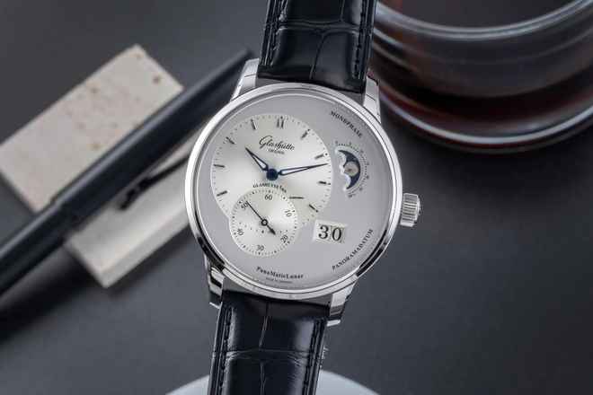  Glashütte Original PanoMaticLunar Stahl Automatik Herrenuhr Ref 1-90-02-42-32-01 B&P 2025 