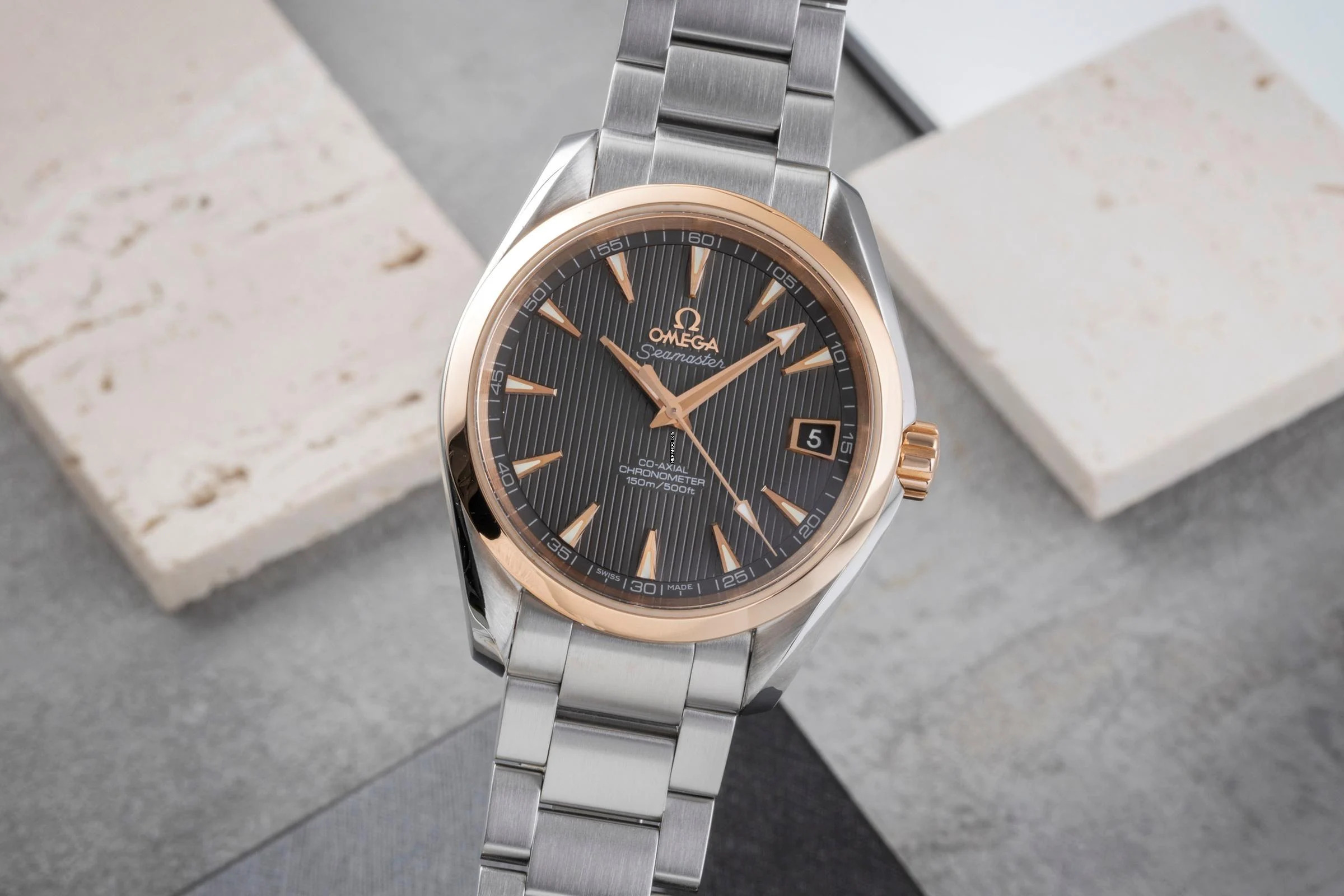 Omega Seamaster Aqua Terra 150M Co-Axial Stahl / Gold Ref. 231.20.39.21.06.003