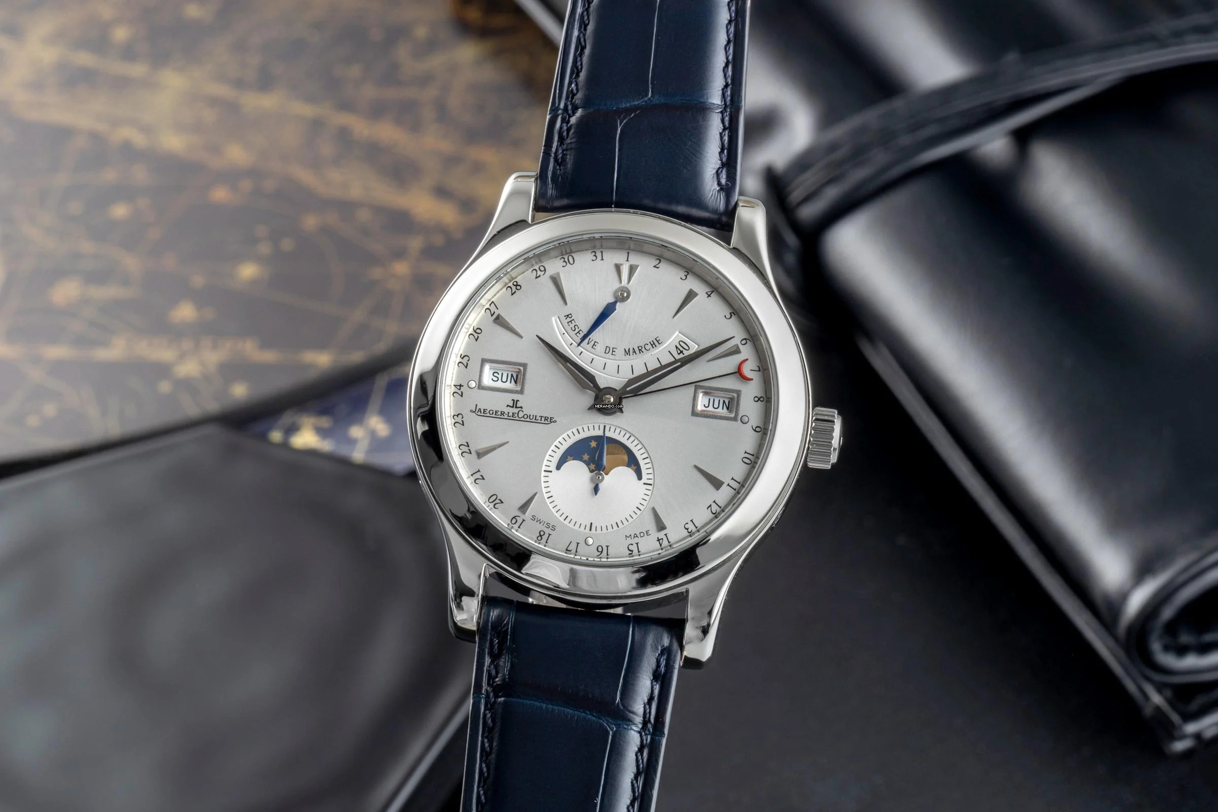  Jaeger-LeCoultre Master Calendar Control Stahl Automatik Ref. Q151842A 147.8.41.S B&P 