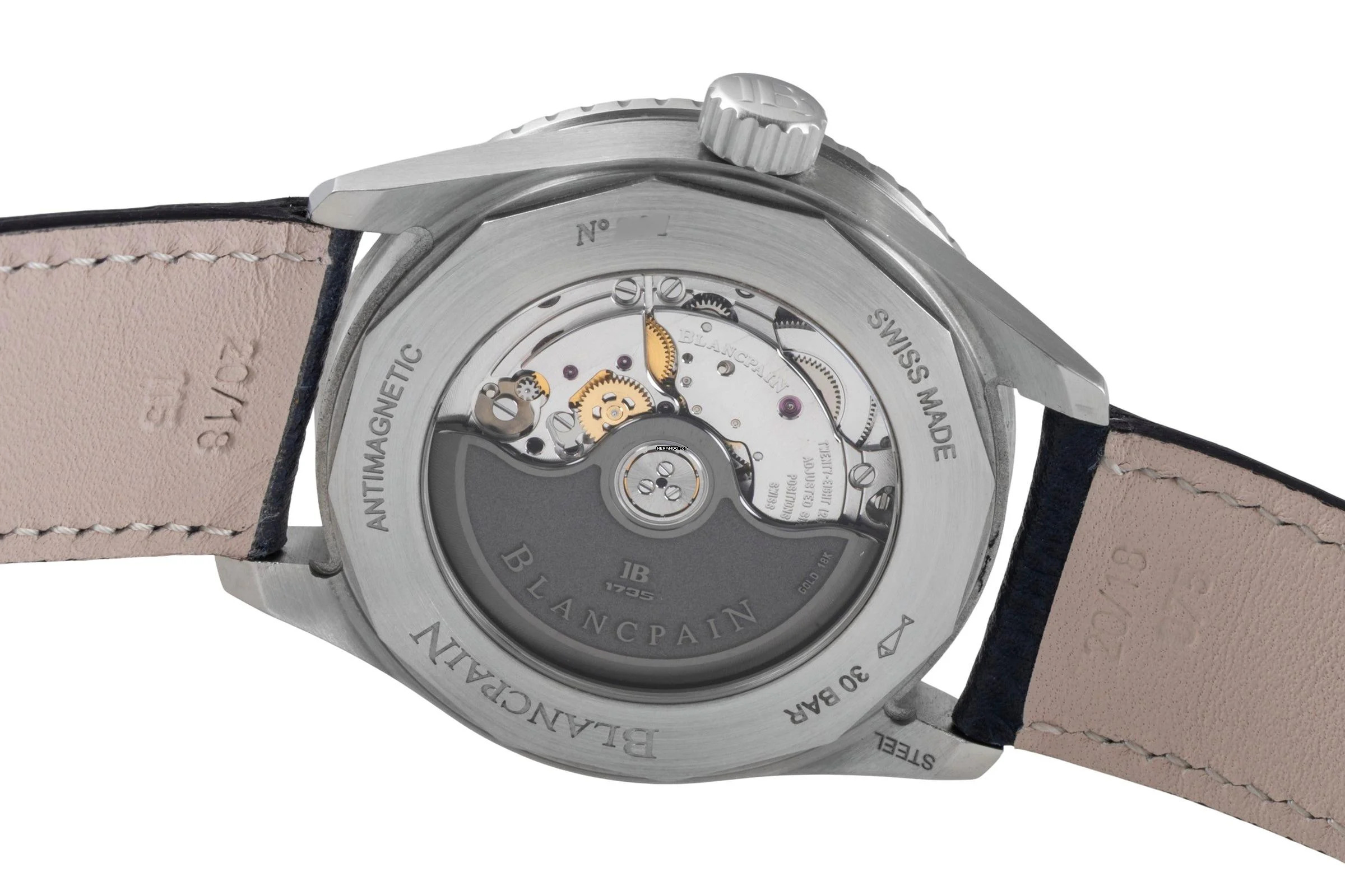 Thumbnail von Blancpain Fifty Fathoms Bathyscaphe Stahl Automatik Ref. 5100-1140-O52A Papiere