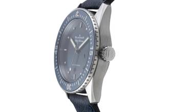 Thumbnail von Blancpain Fifty Fathoms Bathyscaphe Stahl Automatik Ref. 5100-1140-O52A Papiere