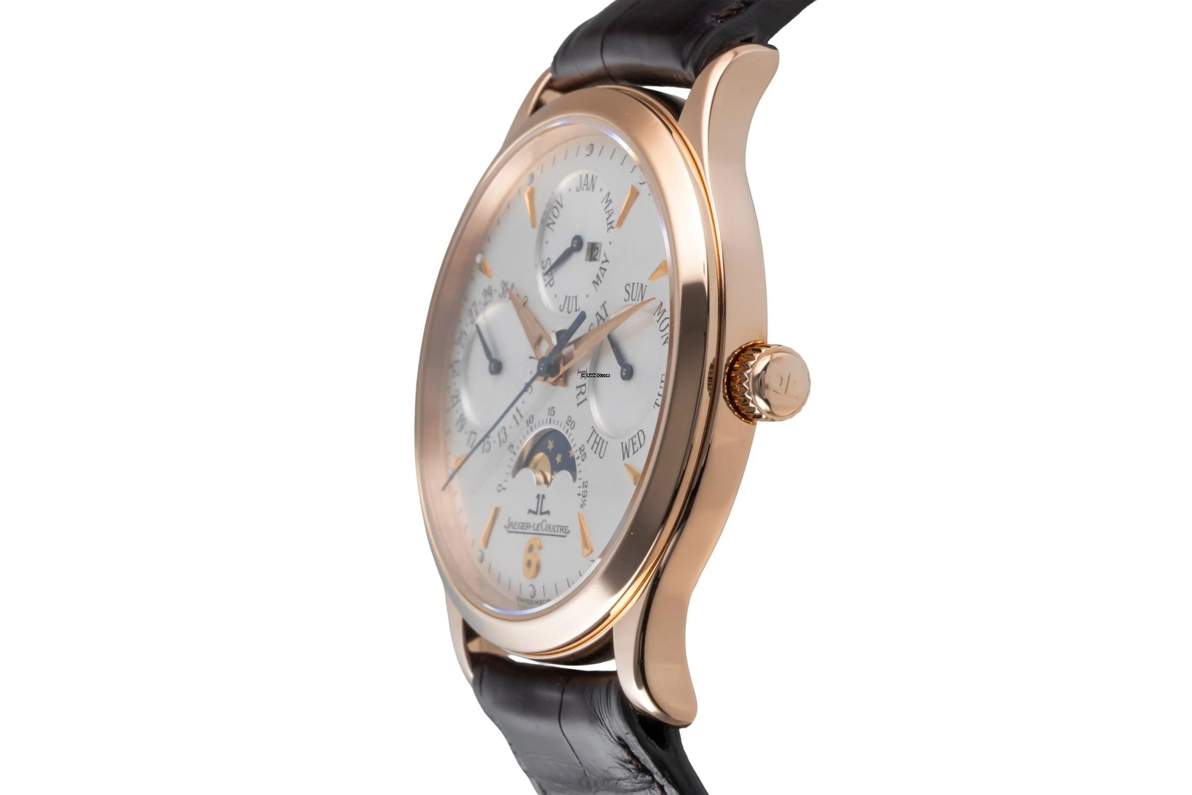 Thumbnail von Jaeger-LeCoultre Master Control Perpetual 18K Roségold Ref 140.2.80 Papiere 2006