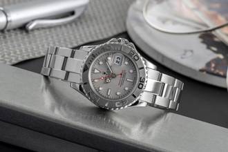 Thumbnail von Rolex Yacht-Master 29 Oyster Stahl / Platin Automatik Damenuhr Ref. 169622