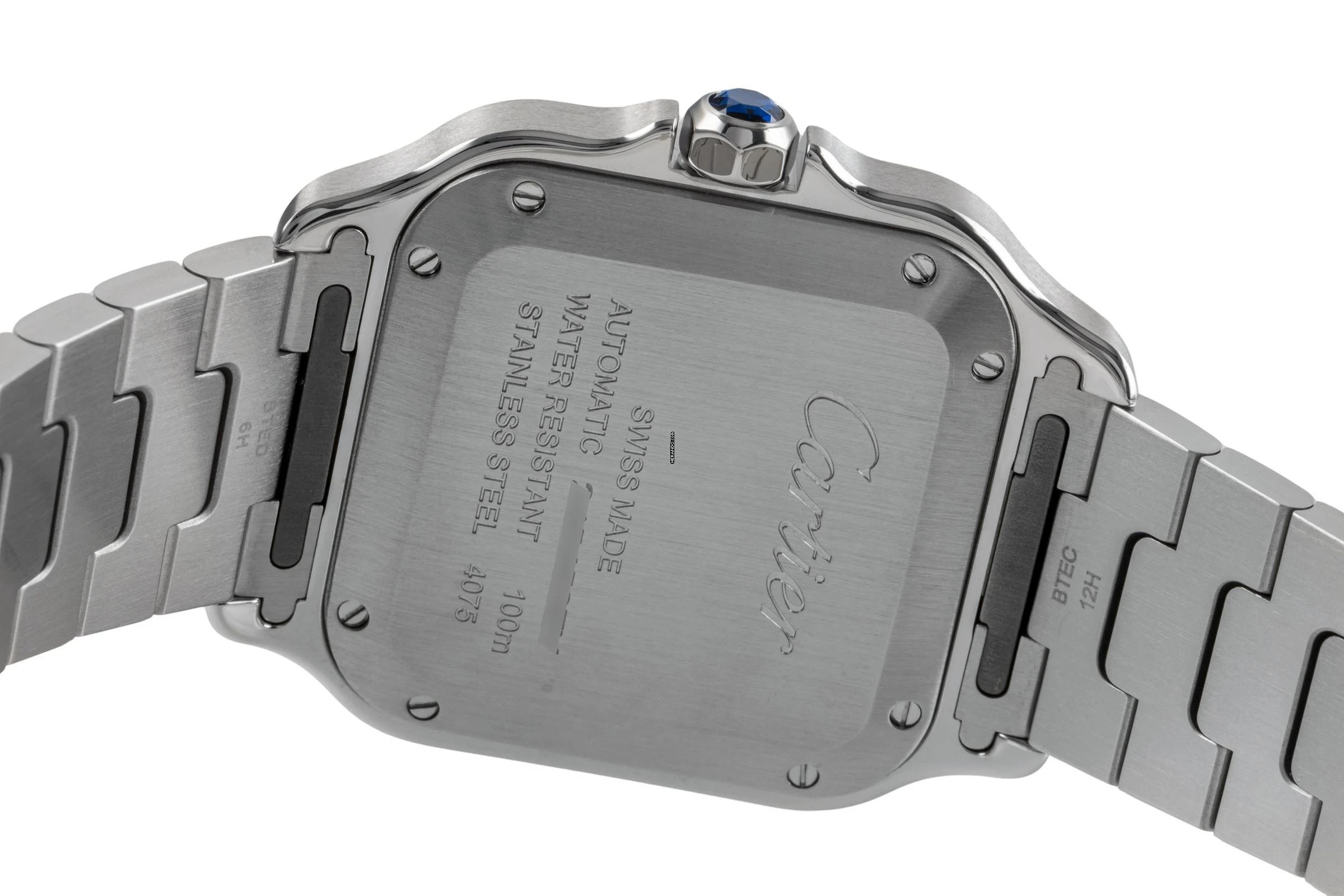 Thumbnail von Cartier Santos de Cartier Stahl Automatik Herrenuhr Ref. WSSA00065