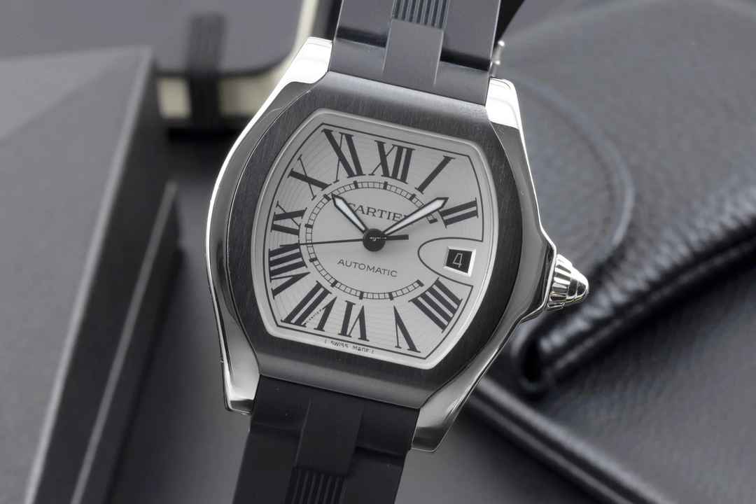  Cartier Roadster Stahl Automatik Herrenuhr Ref. W6206018 