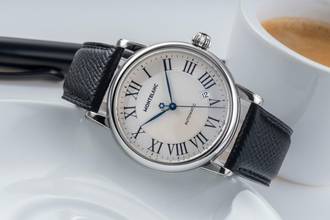 Thumbnail von Montblanc Meisterstück Stahl Automatik Herrenuhr Ref. 7068