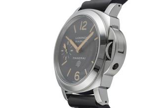 Thumbnail von Panerai Luminor Marina Stahl Handaufzug Herrenuhr Ref. PAM00632