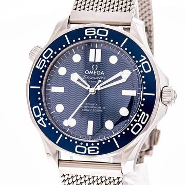  Omega Seamaster Diver 300 M Bond 60th Anni – 210.30.42.20.04.001 – NEW & Unworn – 10/25 Full Set 