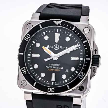  Bell & Ross BR 03-92 Steel Diver 42 – BR0392-D-BL-ST/SRB– NEW & Unworn – 10/2025 Full Set 