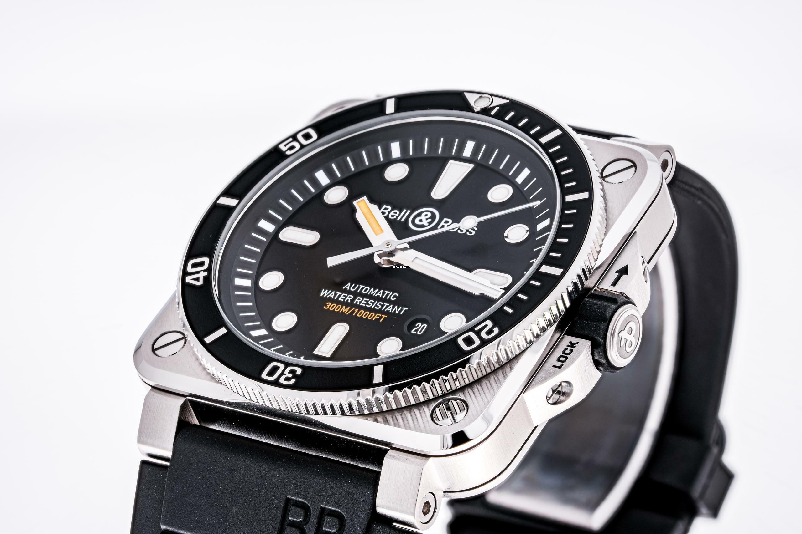 Thumbnail von Bell & Ross BR 03-92 Steel Diver 42 – BR0392-D-BL-ST/SRB– NEW & Unworn – 10/2025 Full Set