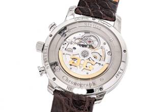 Thumbnail von Glashütte Original Sixties Chrono Green Annual Edition – 1-39-34-05-22-04 – like NEW – 07/2021 Full Set