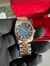 Thumbnail von Rolex Datejust 36 Blue Diamond Bi-Color Garantiebeleg und Betriebsanleitung